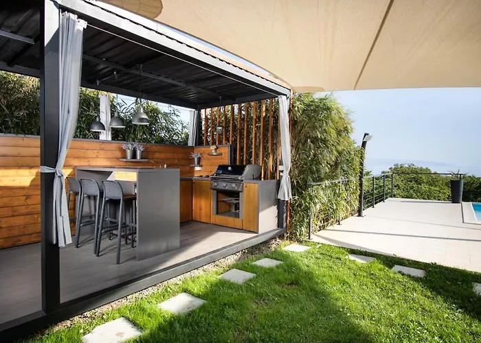 Sea View Villa Morcic With Private Pool - Rijeka