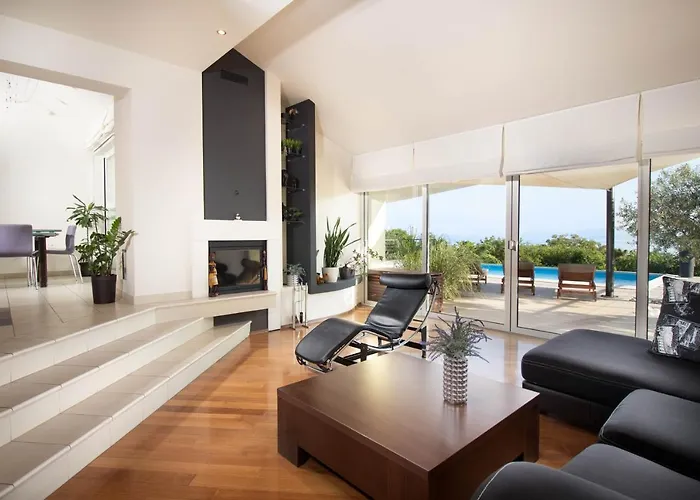 Sea View Villa Morcic With Private Pool - Rijeka Villa Fiume